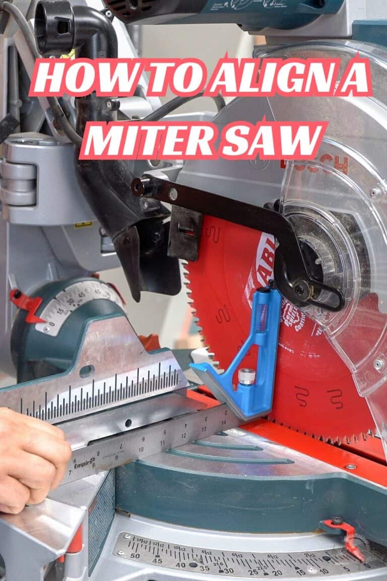 How To Align A Miter Saw : A Complete Guide - Anika's DIY Life
