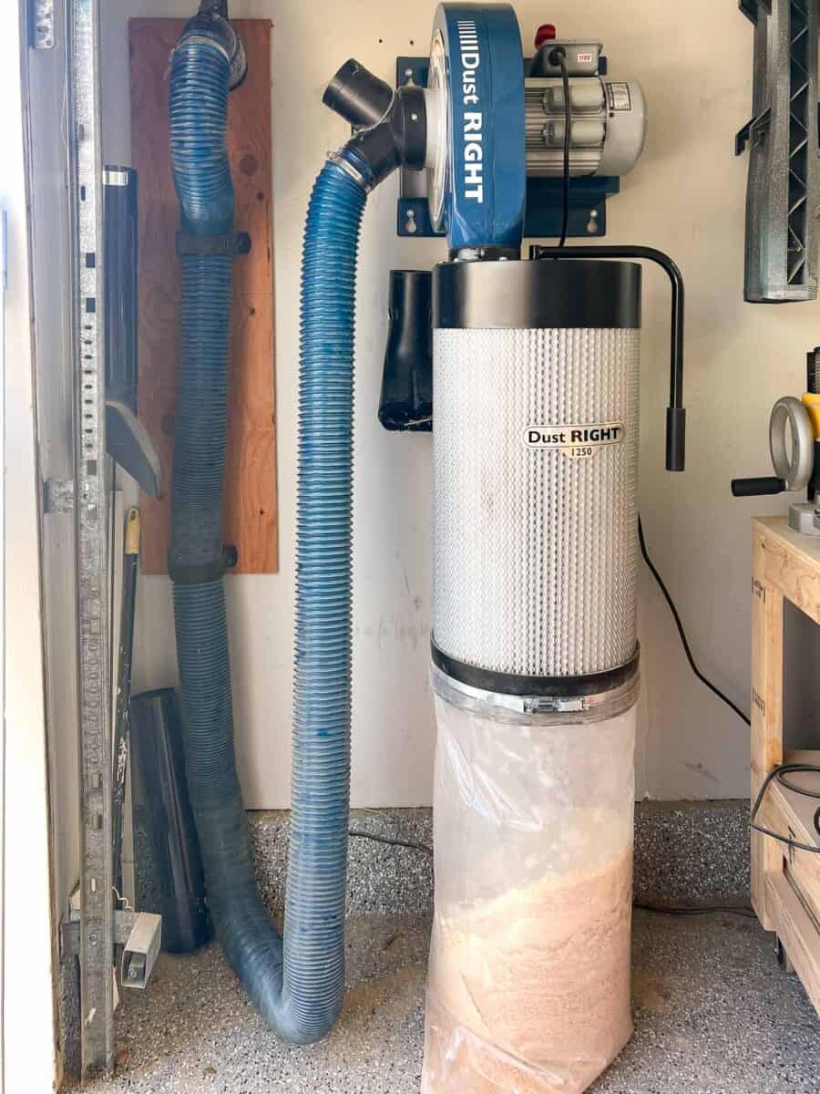Dustright dust collector for small workshop