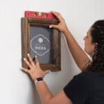 Whether you are renting or want to keep your walls pristine, here is how to hang pictures on the wall without using nails.