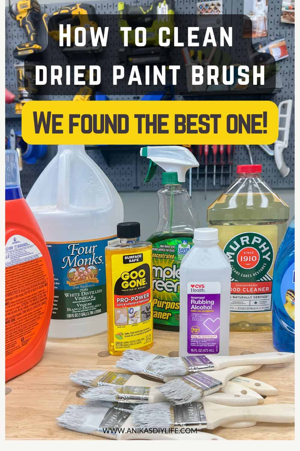How To Clean Dried Paint Brushes Testing 7 Methods