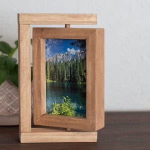 How To Make A DIY Rotating Picture Frame - Anika's DIY Life