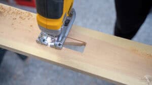 How To Build A Sofa Table With Charging And Storage - Anika's DIY Life