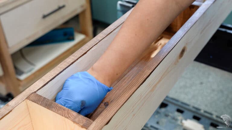 How To Build A Sofa Table With Charging And Storage - Anika's DIY Life