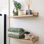 Learn how to build the easiest DIY floating shelves with just two power tools! A quick, beginner-friendly tutorial for strong shelves without a table saw.