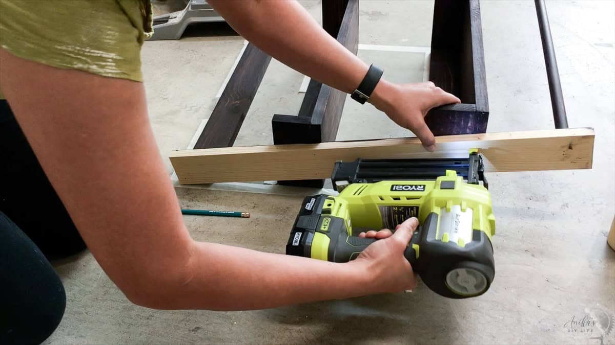 using an airstrike brad nailer to build a project