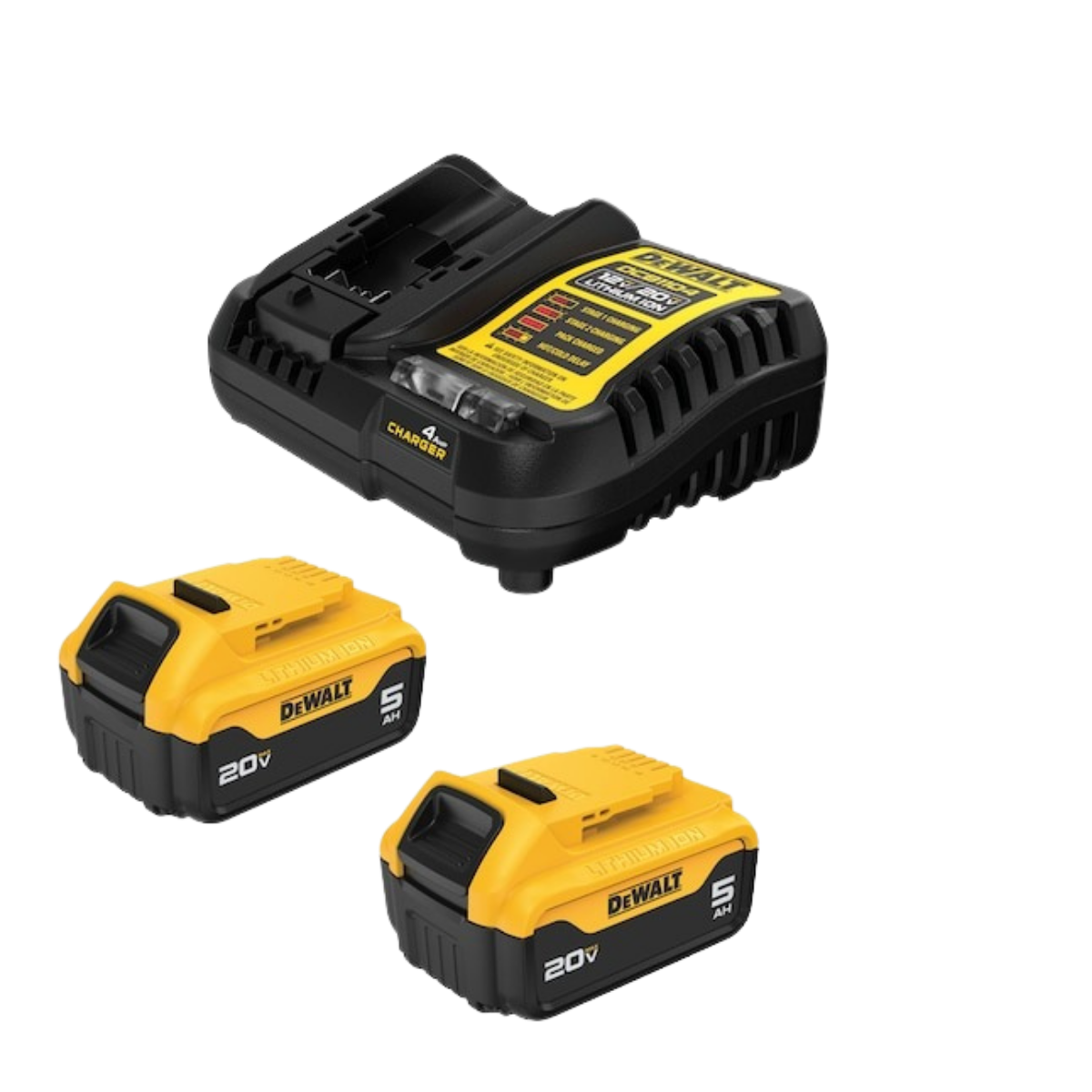 Dewalt 5Ah batteries and charger