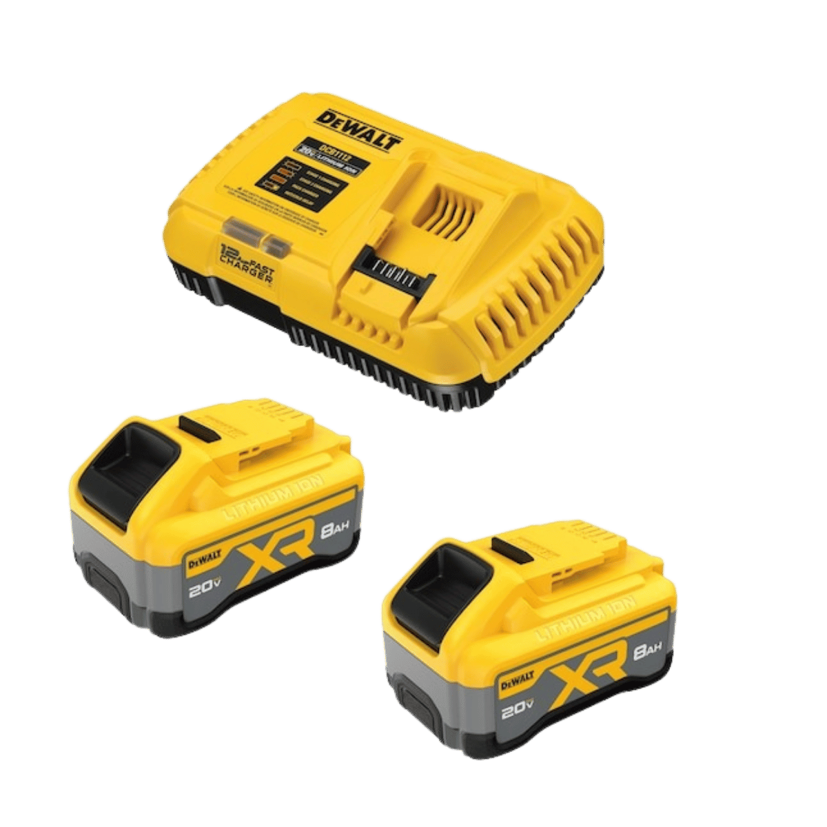 Dewalt 8Ah batteries and charger